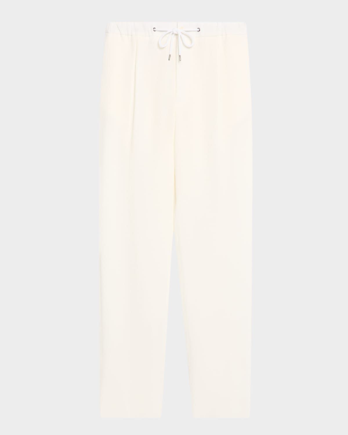 Men & apos;s Linen Drawstring Trousers