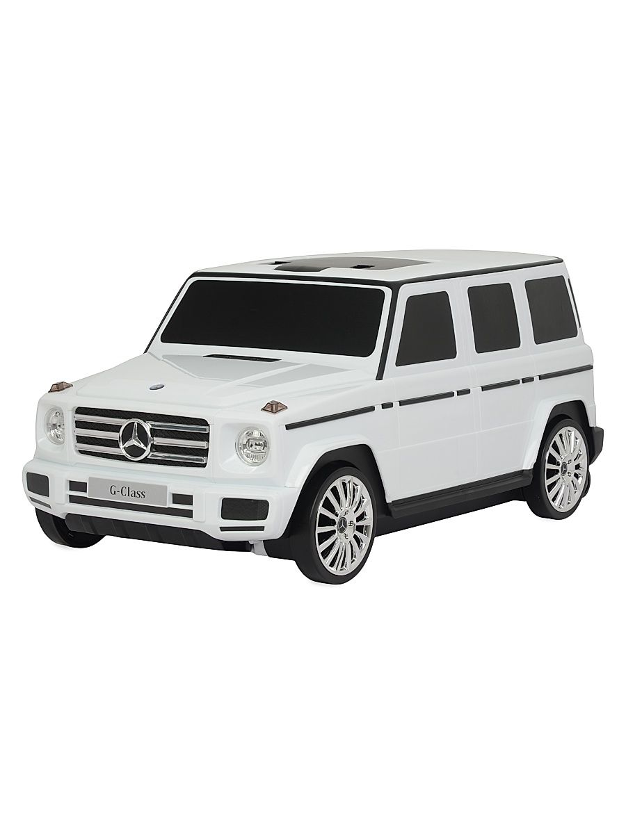Little Kid's Mercedes Benz G-Class 2-in-1 Suitcase - White