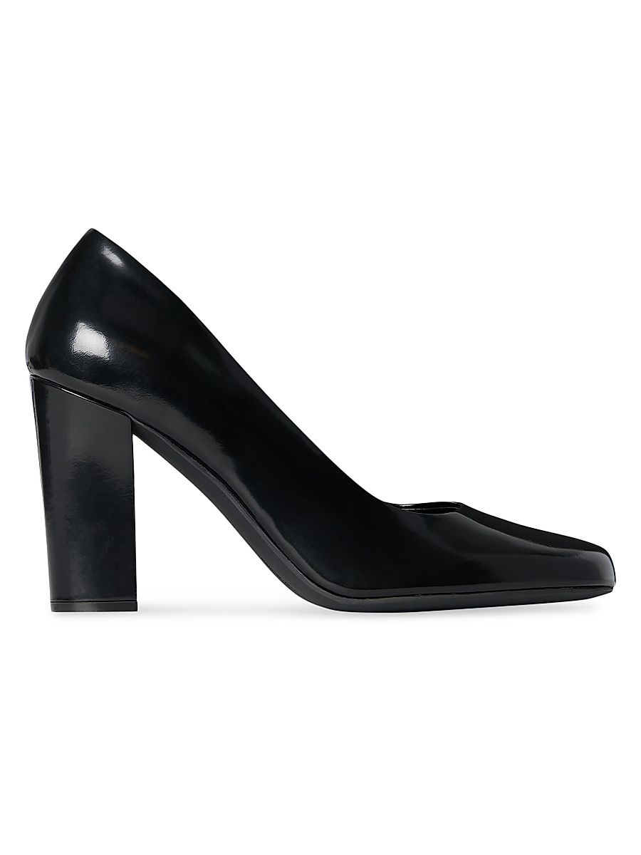 Women's Penelope 90MM Leather Pumps - Black - Size 11