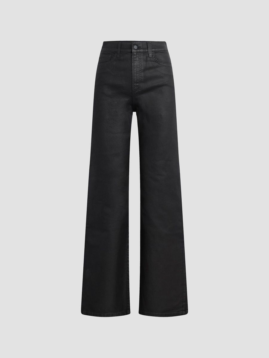 Joe's Jeans Women's The Foiled Mia Coated Jeans - Black Foil - Size 32