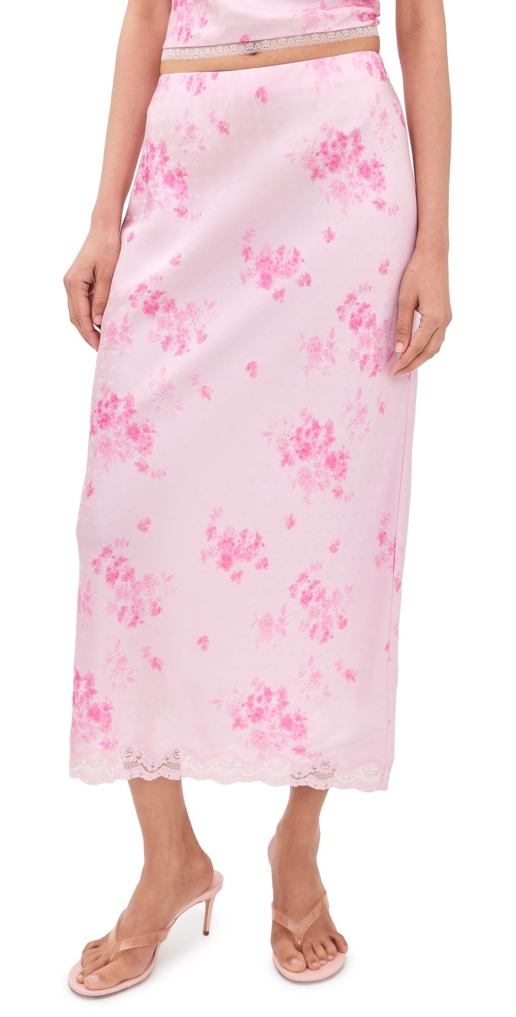 LoveShackFancy Castle Skirt Blushing Blonde XXS