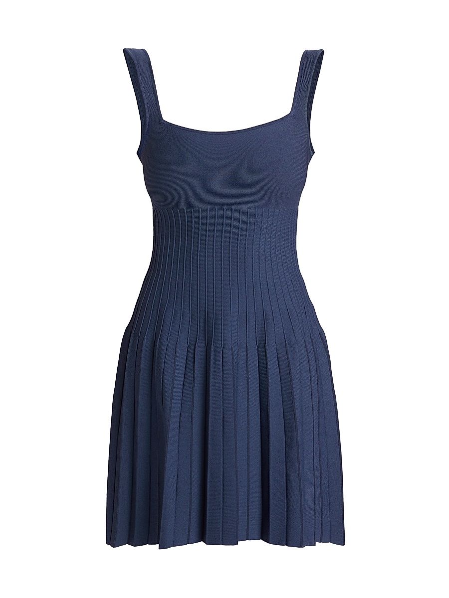 Women's Ellison Rib-Knit Minidress - Navy - Size XL
