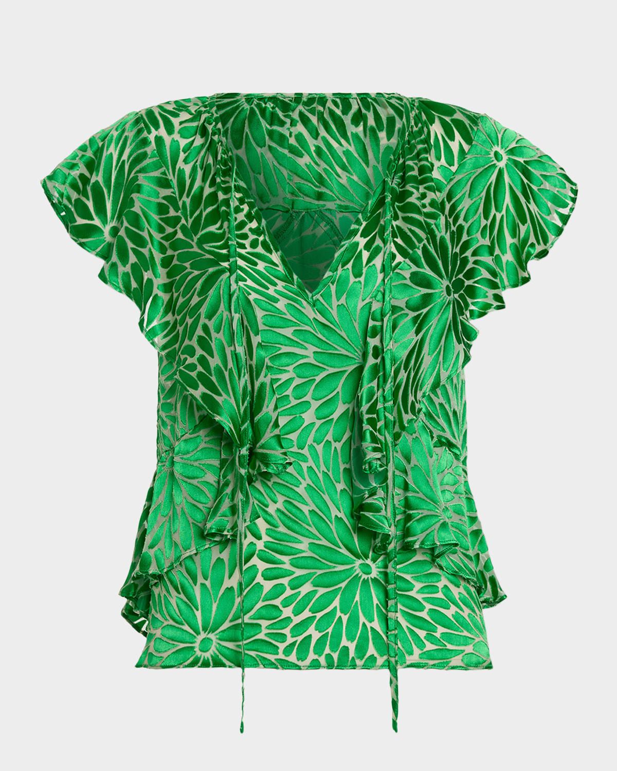 Julianne Floral Ruffle Blouse