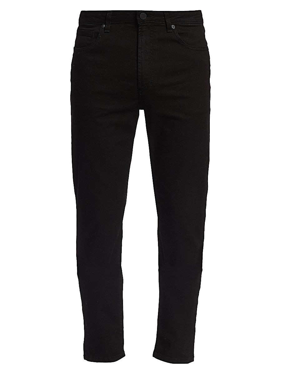 Men's Brando Stretch Japanese Slim-Fit Jeans - Noir - Size 40