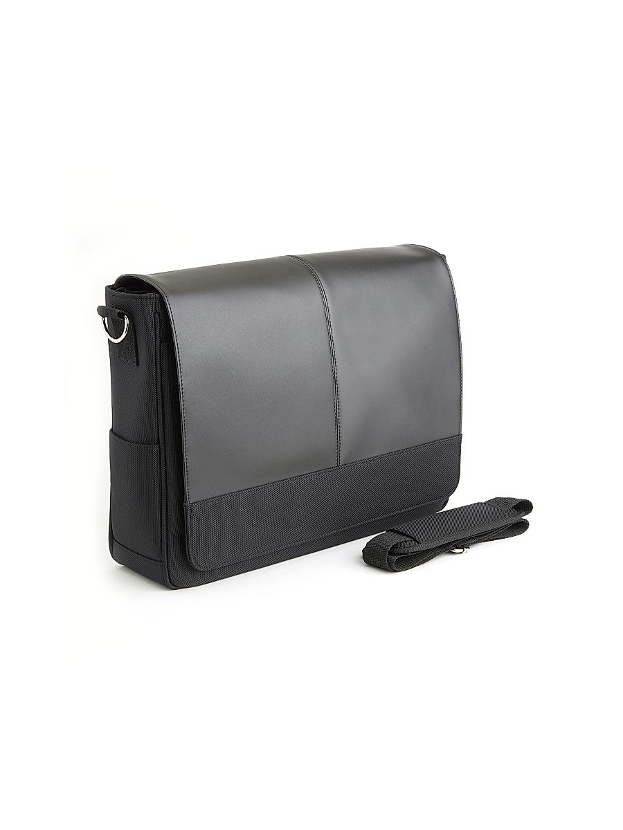 Royce New York Unisex Laptop Messenger Bag - Black