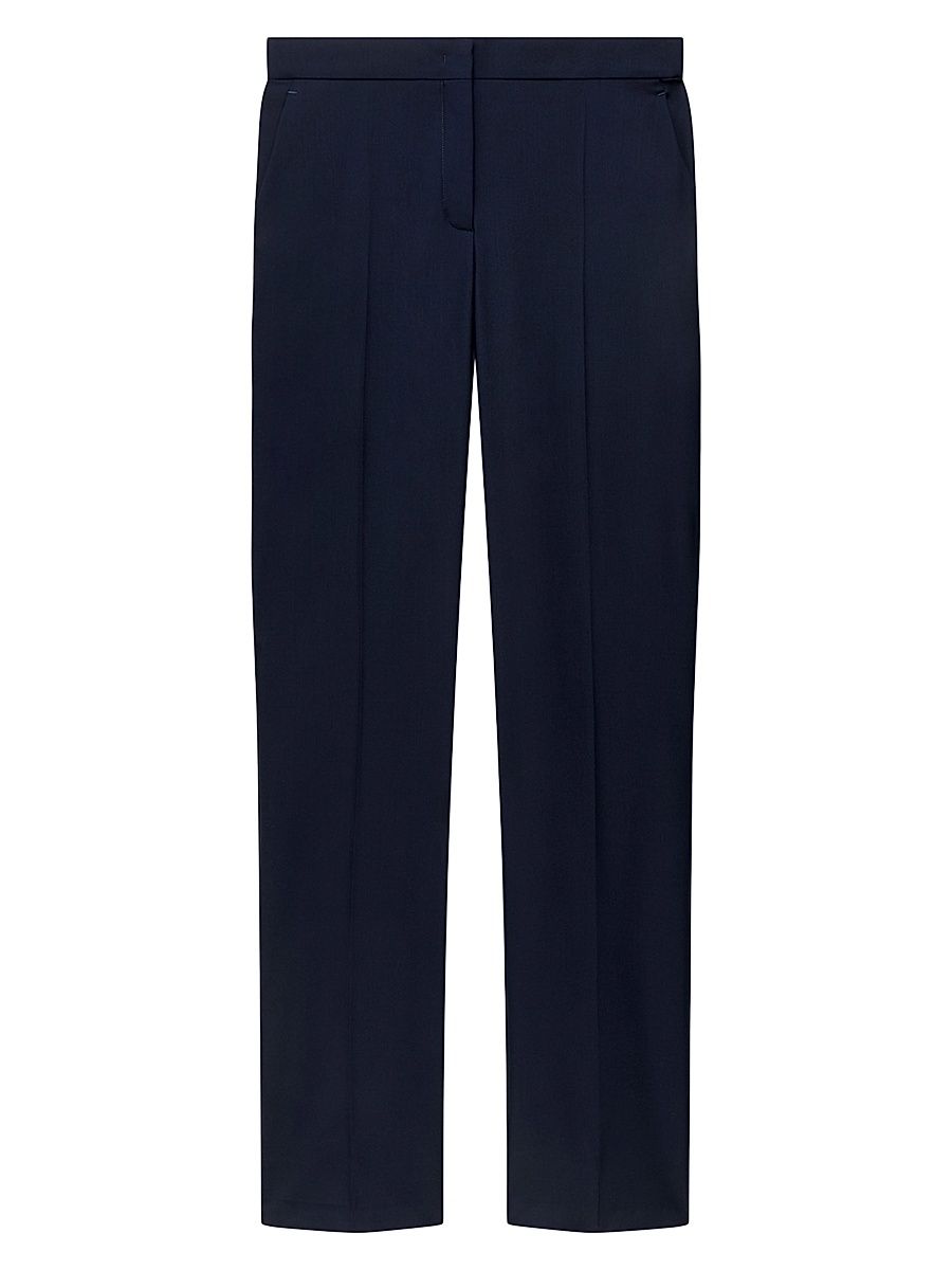 Women's Classic Trousers - Navy - Size 18