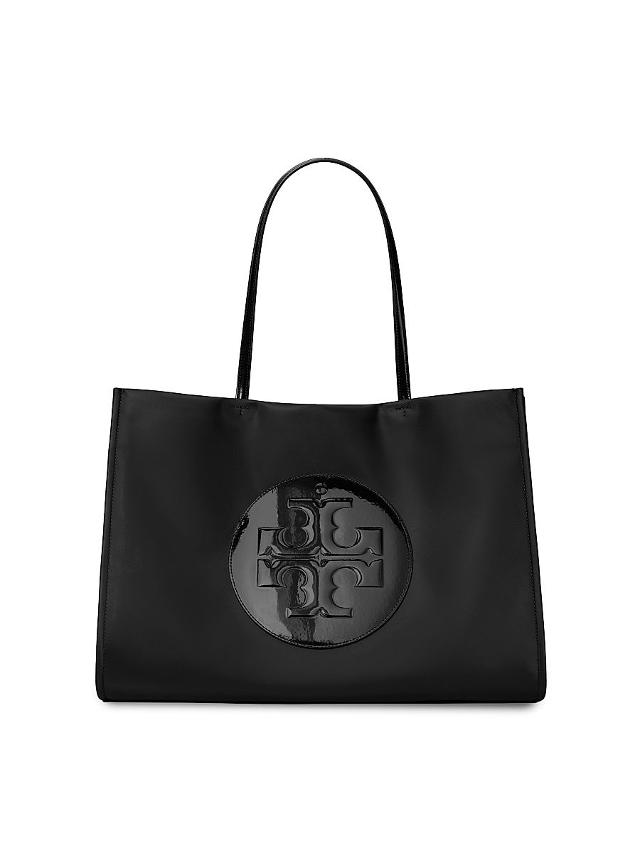 Women's Ella Logo Tote Bag - Black