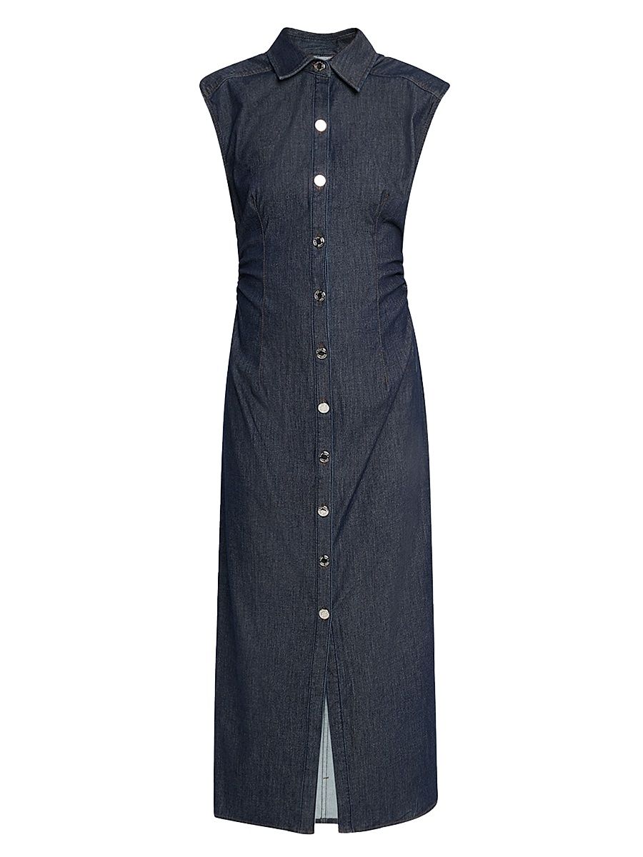 Women's Airflex Leah Denim Midi-Dress - Rinse - Size 2