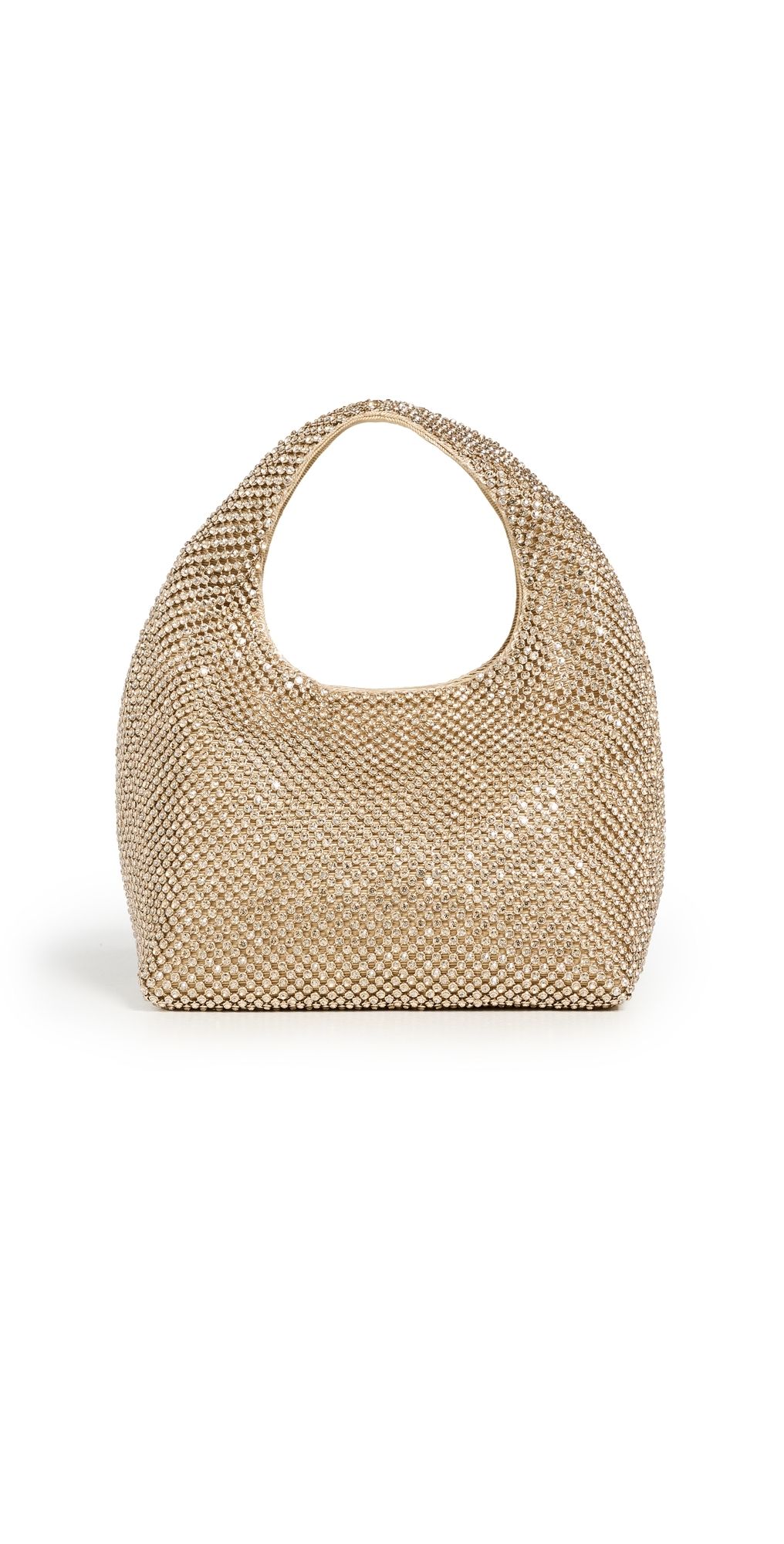 Loeffler Randall Kenzie Mini Bucket Clutch Shadow Gold One Size