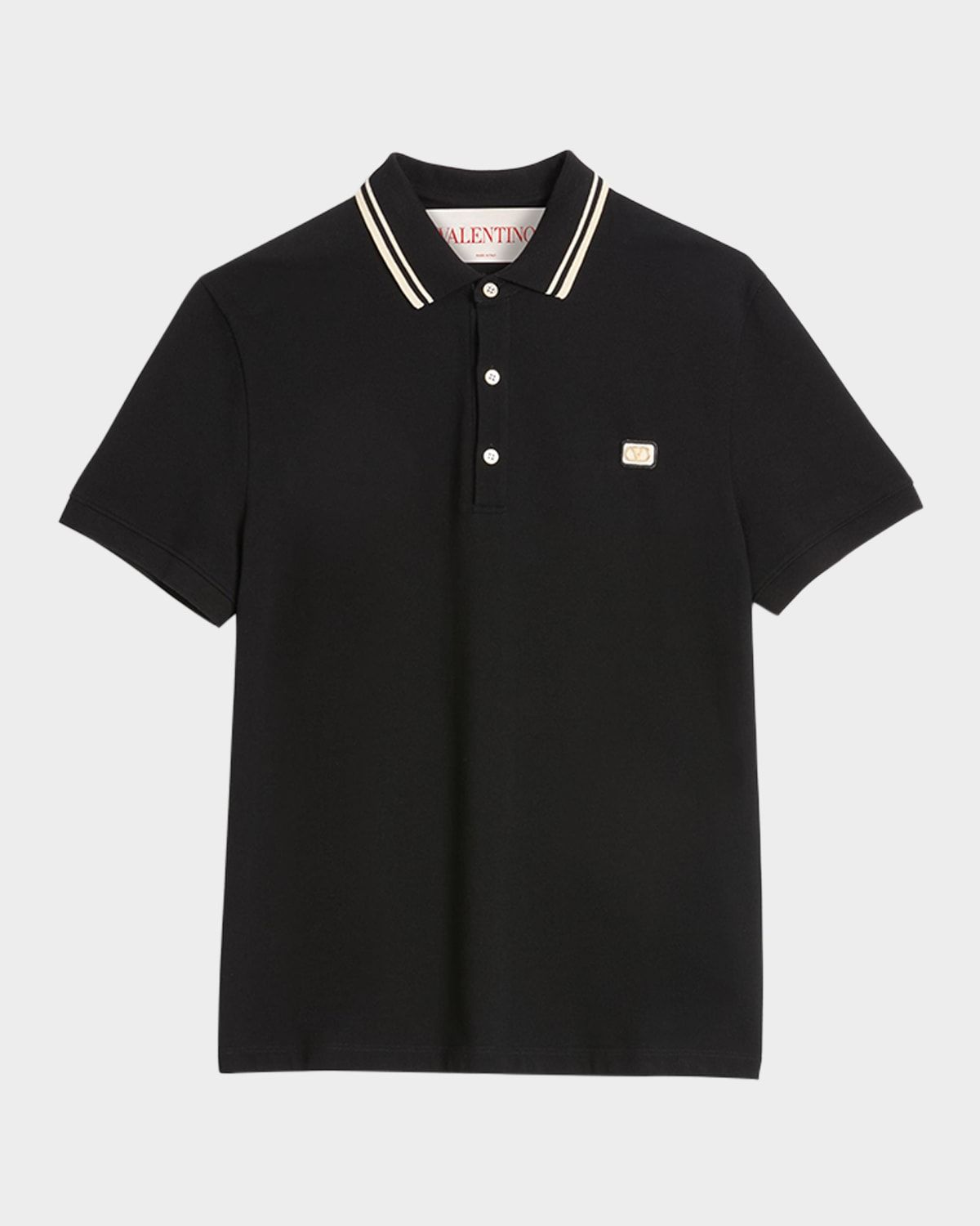 Men & apos;s VLogo Pique Polo Shirt