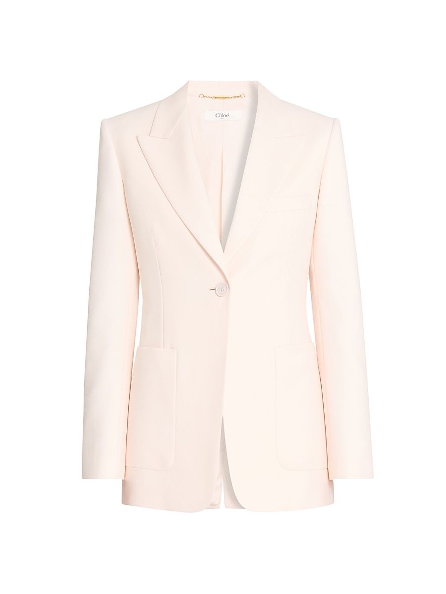 Women's VE52 Wool Jacket - Biscuit Pink - Size 8
