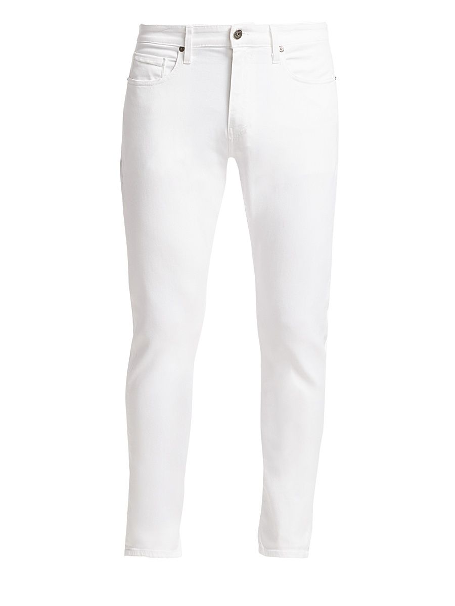 Paige Lennox Stretch Slim-Fit Jeans - Toasted Almond - Size 40