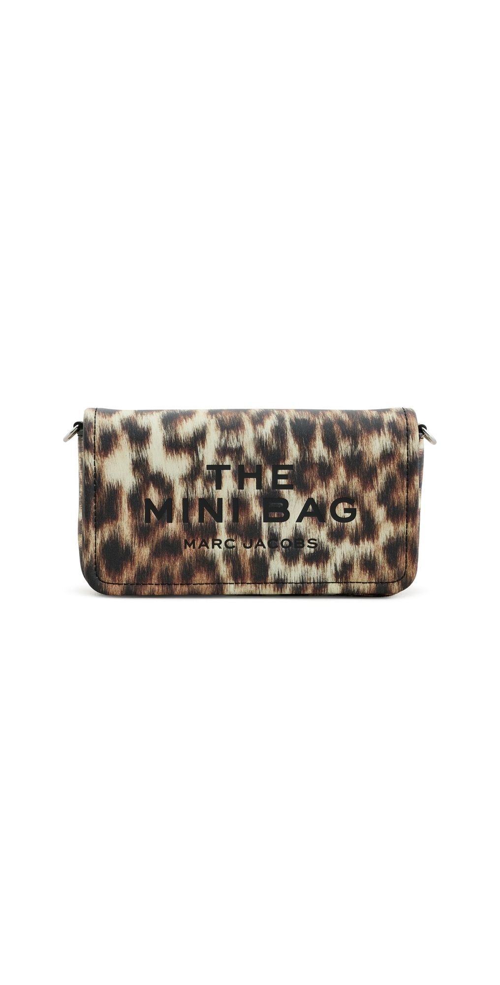 Marc Jacobs Leather Mini Bag In Leopard Brown Multi One Size