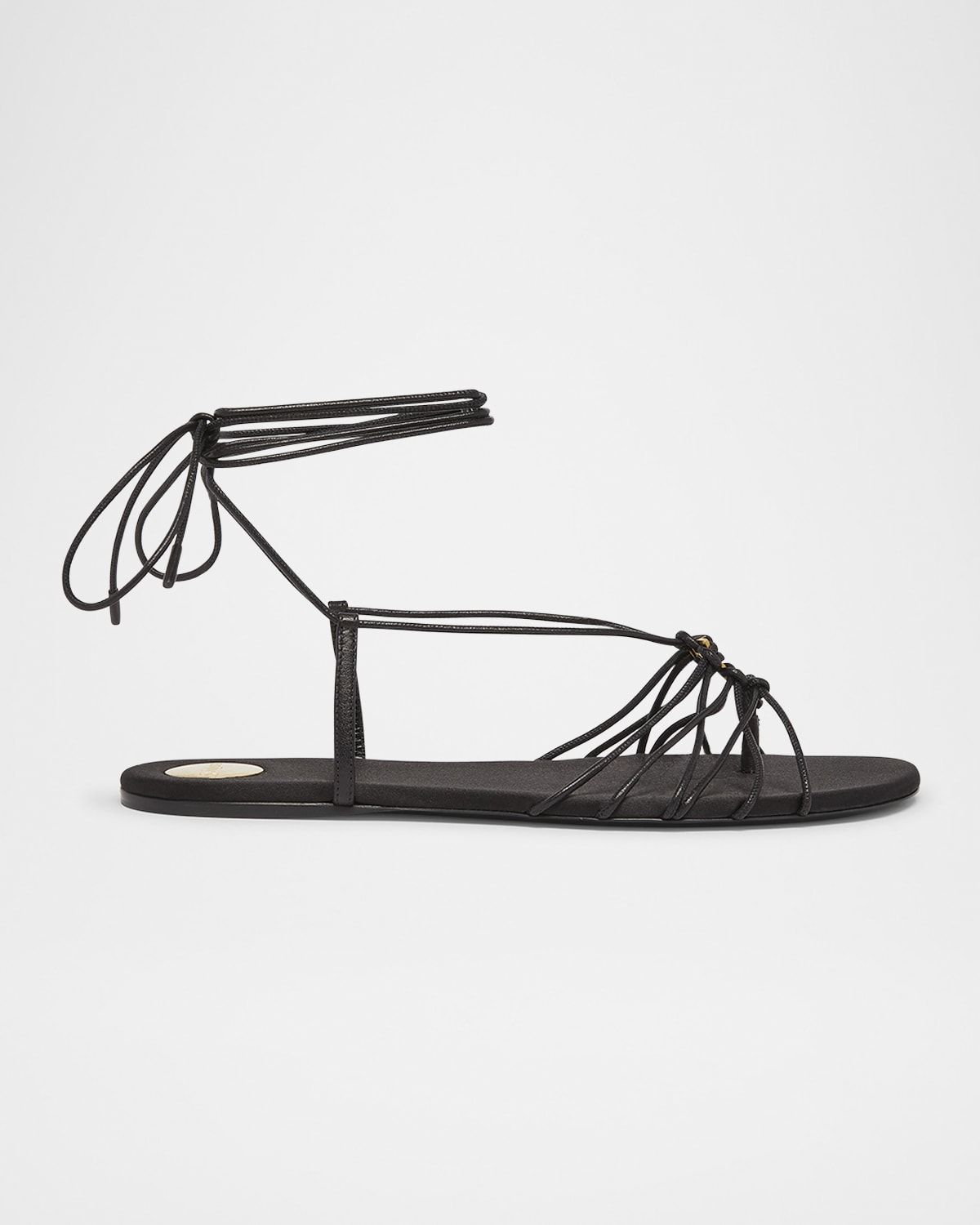 Babylone Strappy YSL Ankle-Tie Sandals