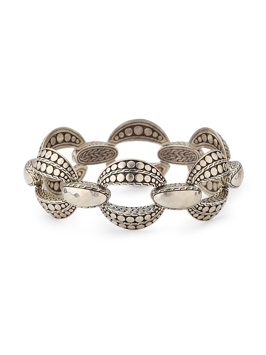 Women's Dot Sterling Silver Bracelet - Silver