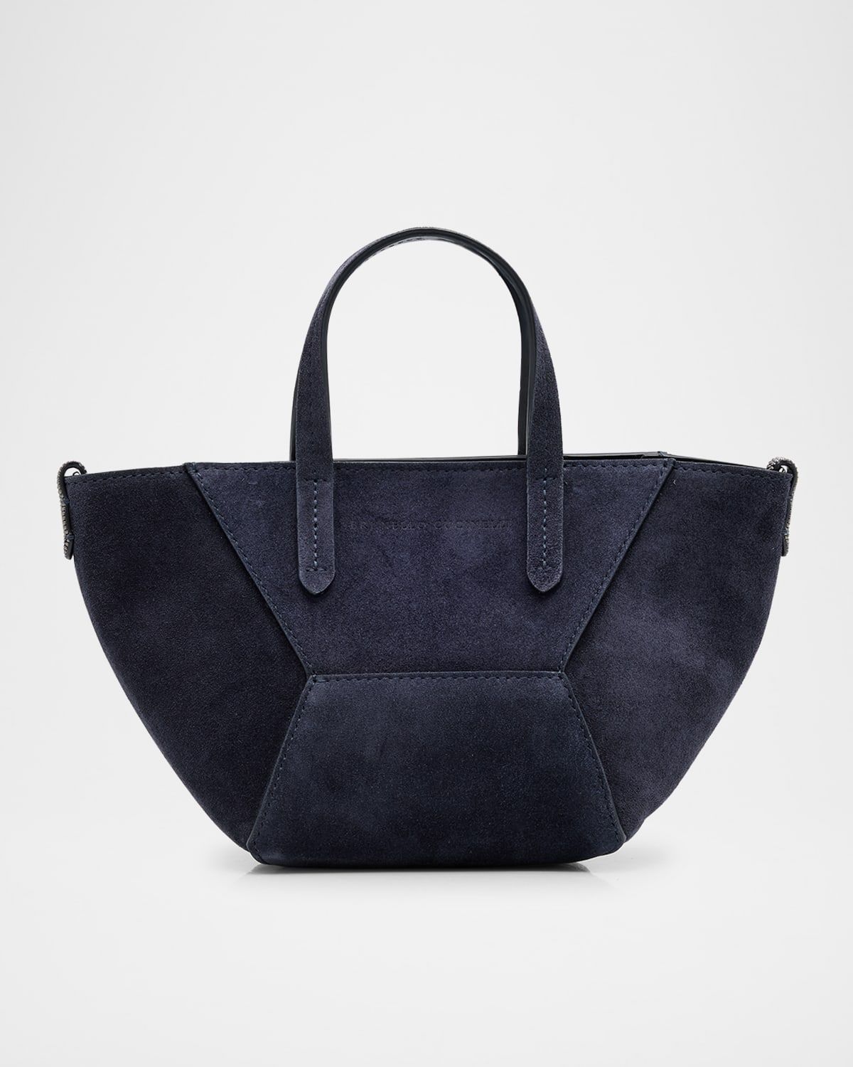 Duo Mini Suede Shopper Tote Bag