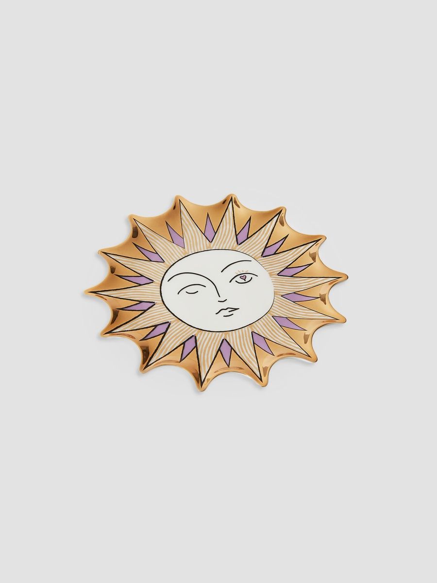 Jonathan Adler Muse Sun Trinket Tray - Gold