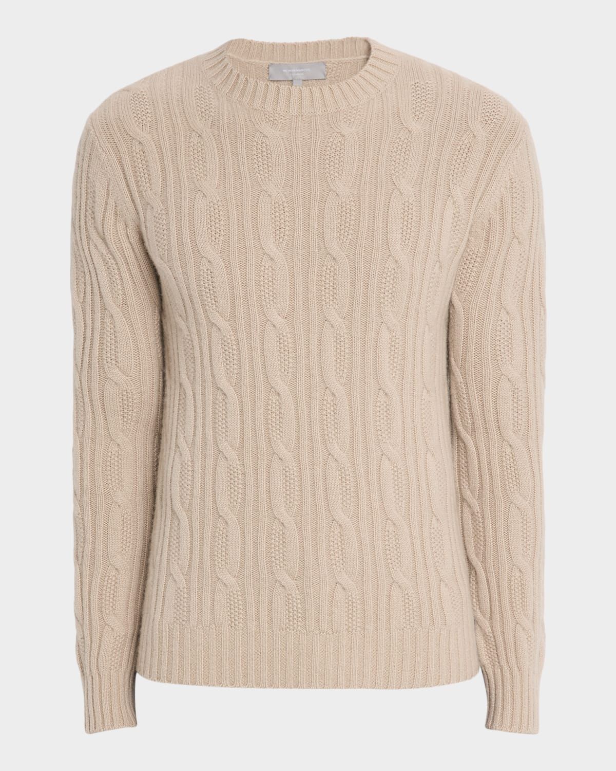 Men & apos;s Cashmere Cable Knit Crewneck Sweater