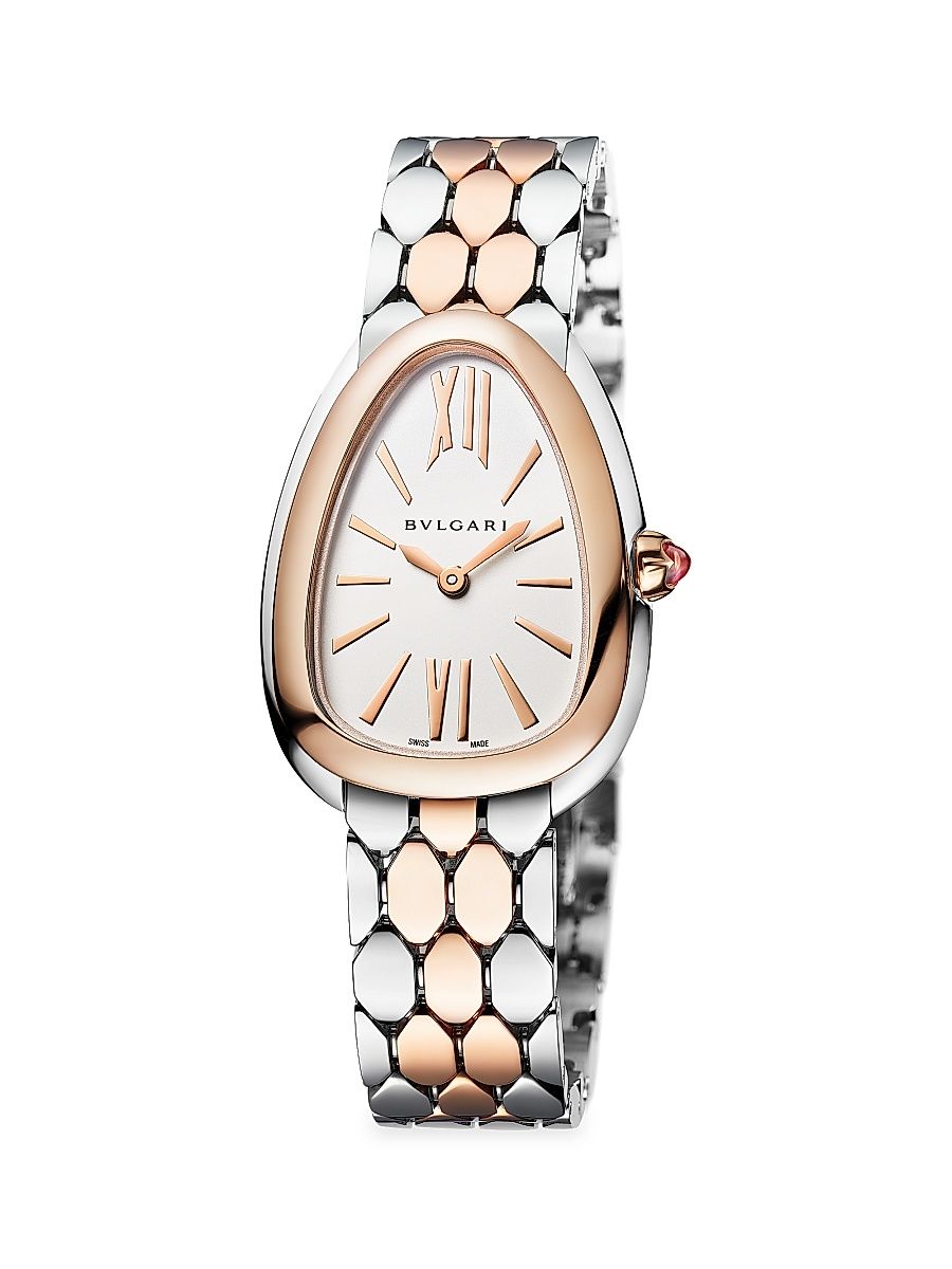 Women's Serpenti Seduttori Two-Tone Bracelet Watch - Rose Gold
