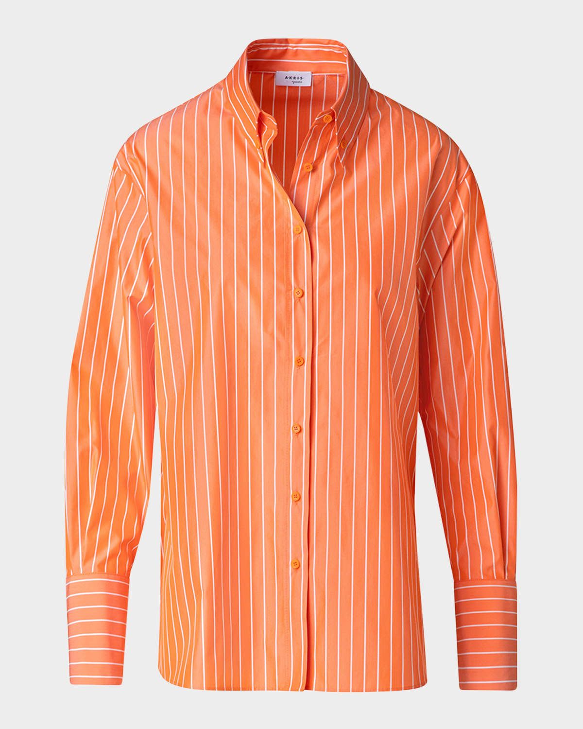 Striped Cotton Poplin Shirt