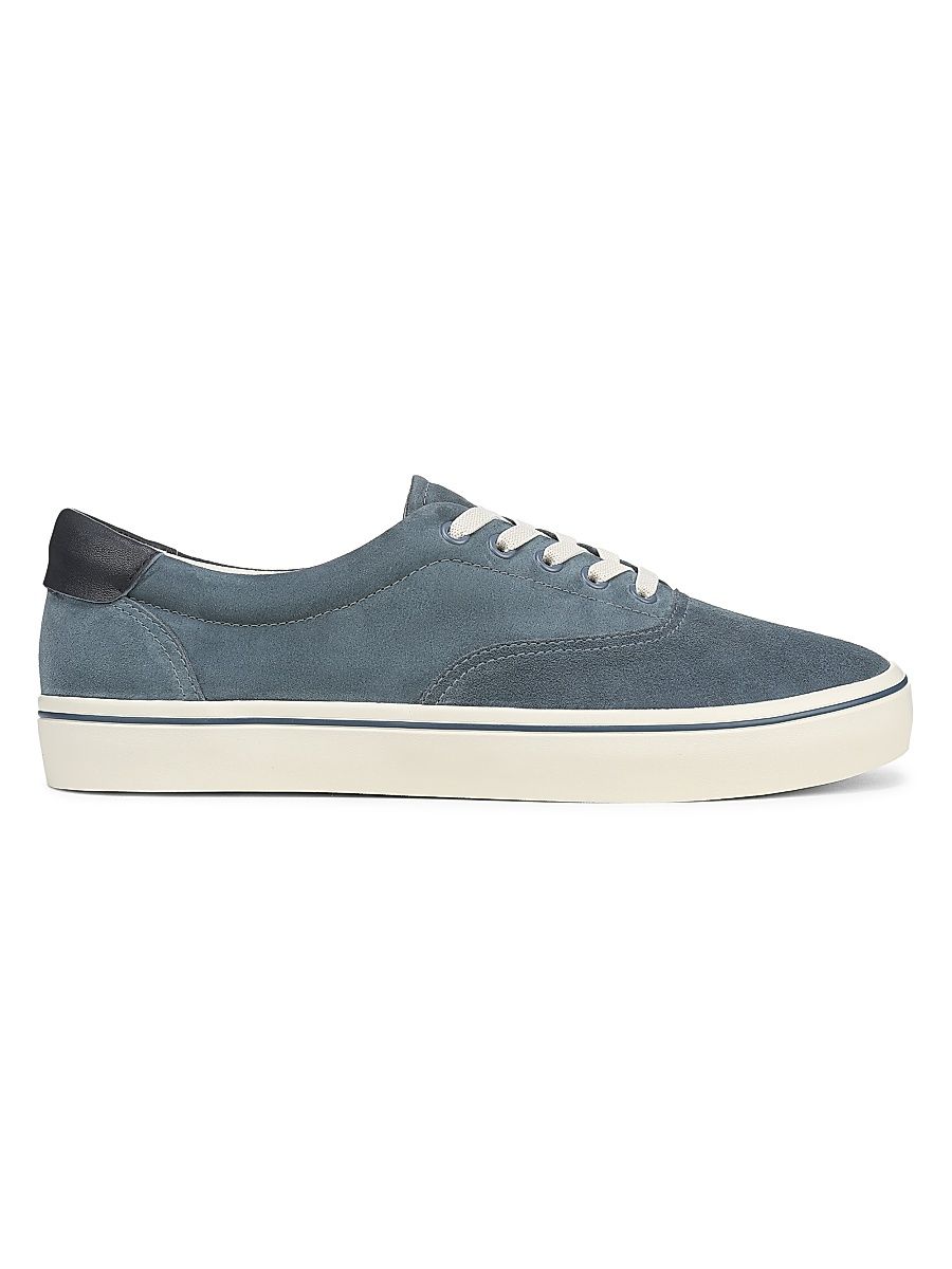 Men's Seaside Suede Low-Top Sneakers - Uniform Blue - Size 7