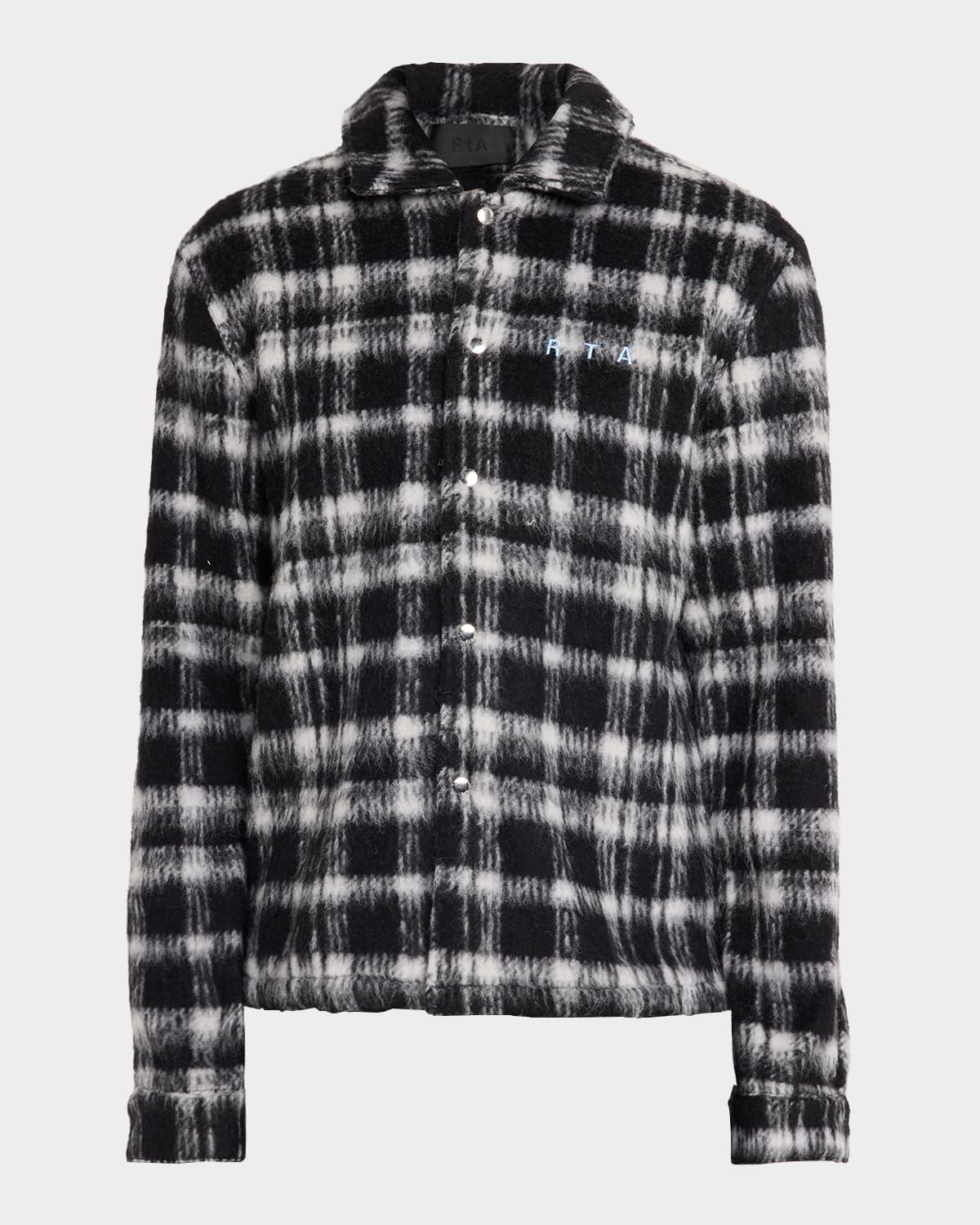 Men & apos;s Parlan Boucle Check Shirt Jacket