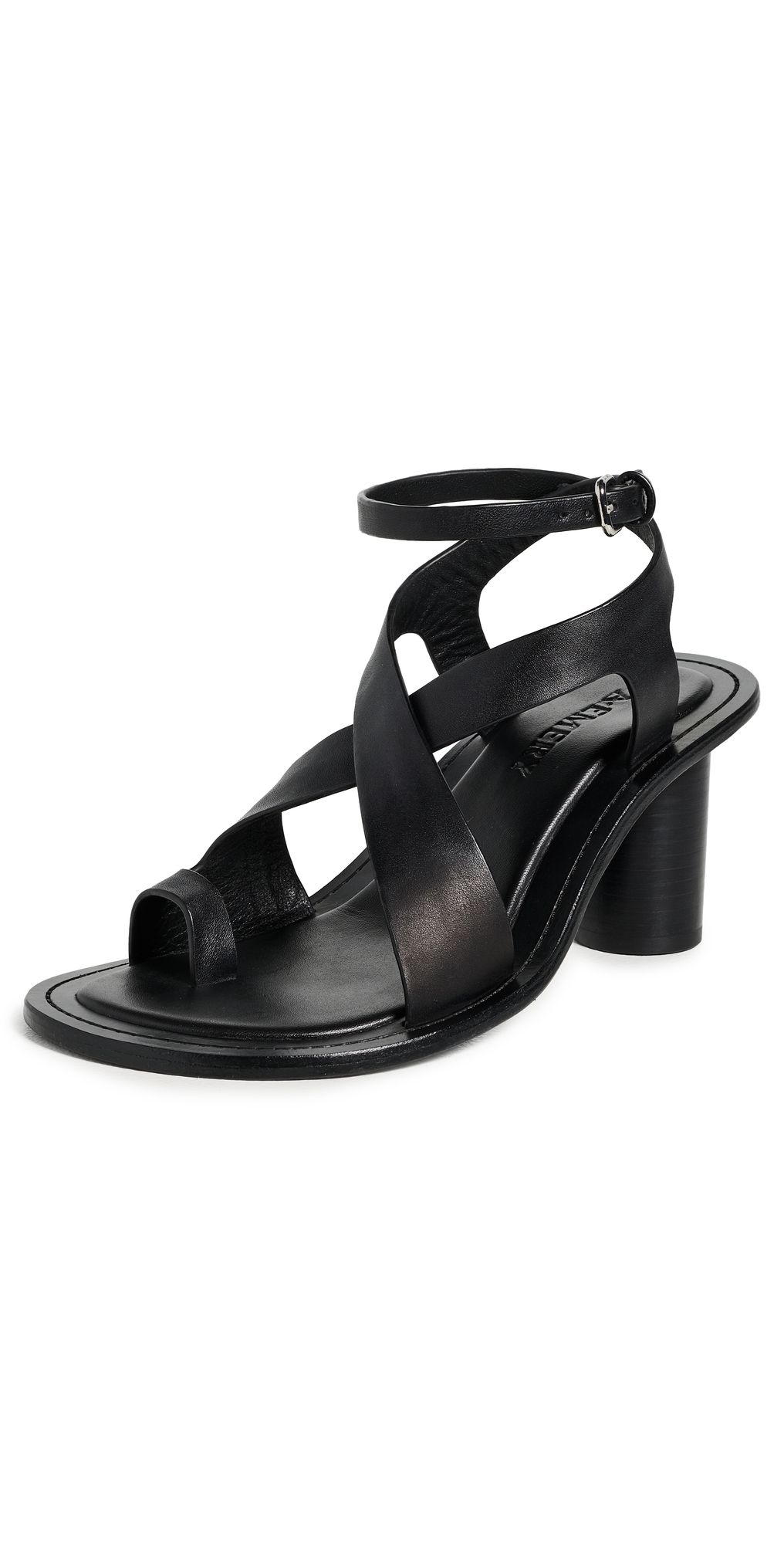 A. EMERY Lulu Heeled Sandals Black 36