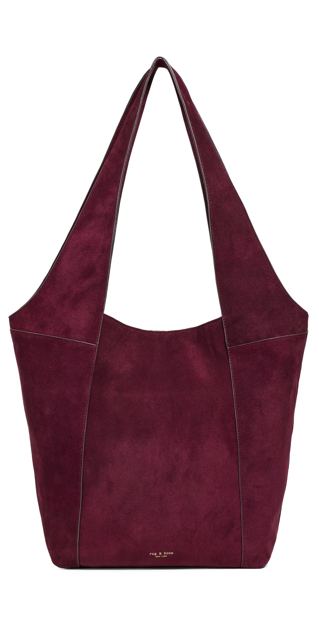 rag & bone Brayton Large Shopper Tote Deep Berry One Size