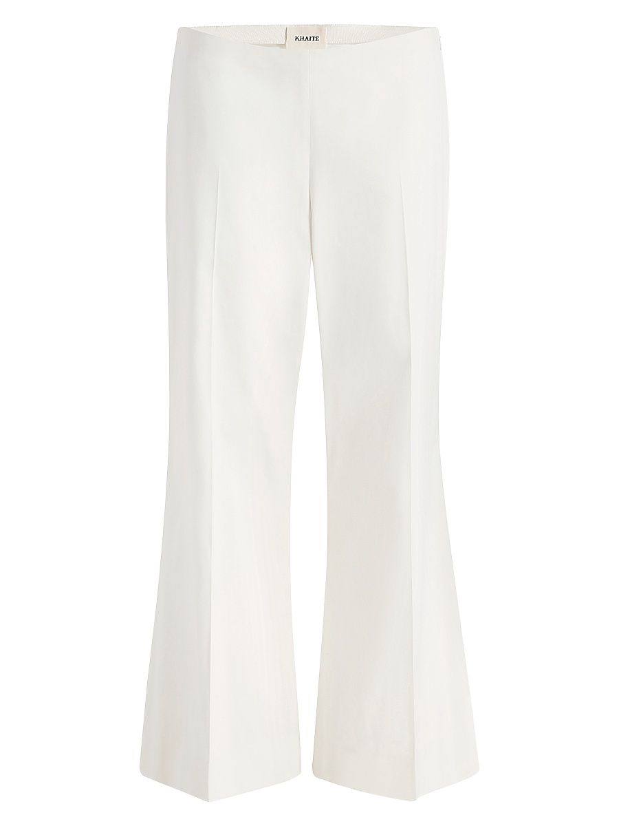 Women's Walter Cotton-Silk Pants - Natural - Size 0