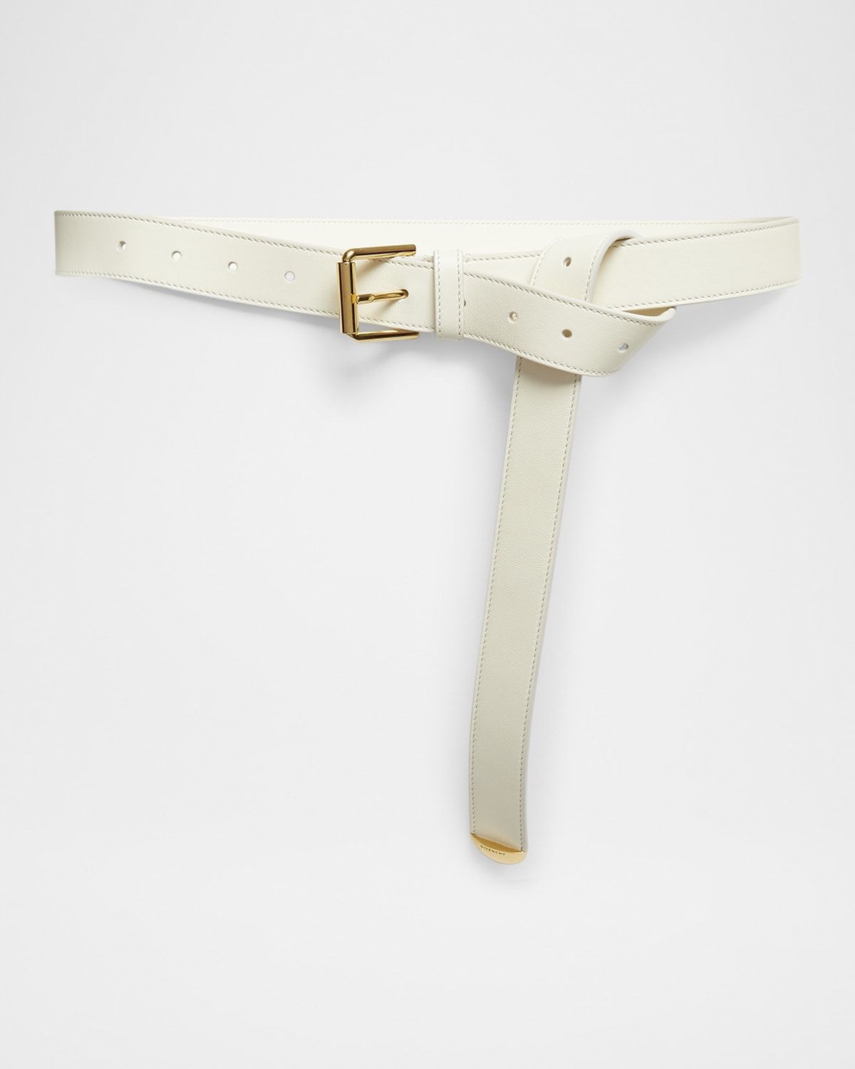 Voyou Metal Buckle Leather Belt