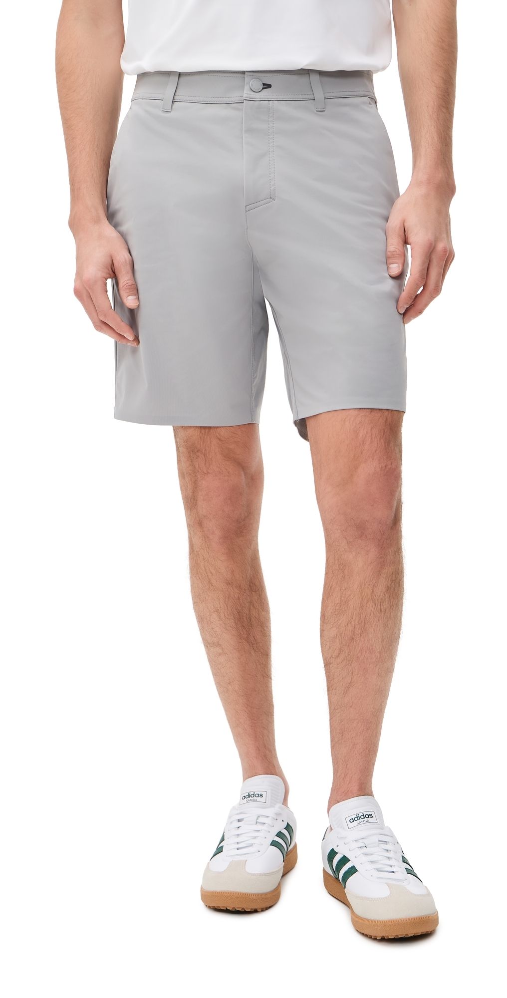 Rhone Commuter Flyweight Shorts 9 Light Gray 36