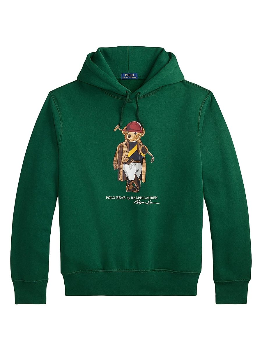 Men's Polo Bear Polo Society Hoodie - New Forest Society Bear - Size XXL