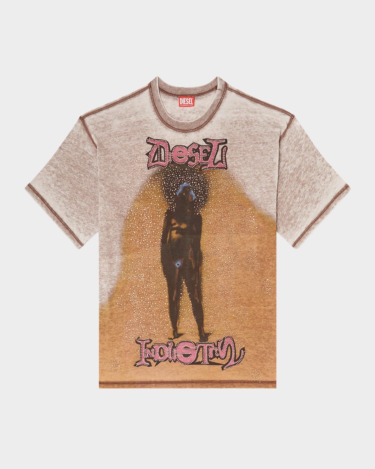 Men & apos;s T-Boxt-v12 Washed Jersey T-Shirt