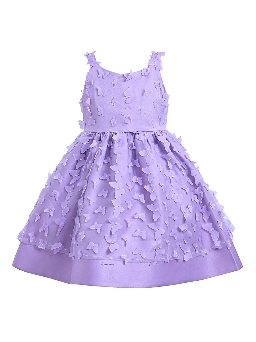 Little Girl's & Girl's Mariposa Dress - Lavender - Size 11
