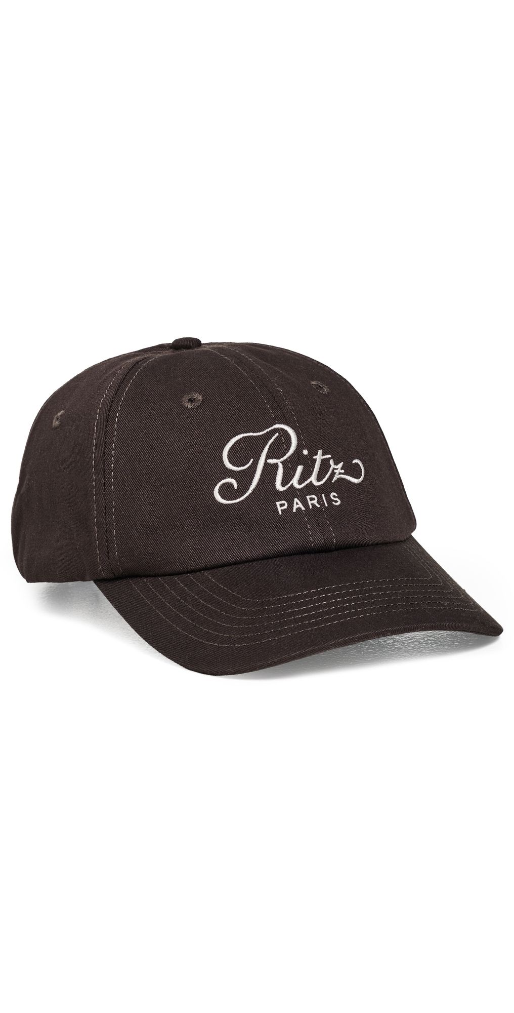 FRAME Frame x Ritz Paris Cotton Cap Chocolate Brown One Size