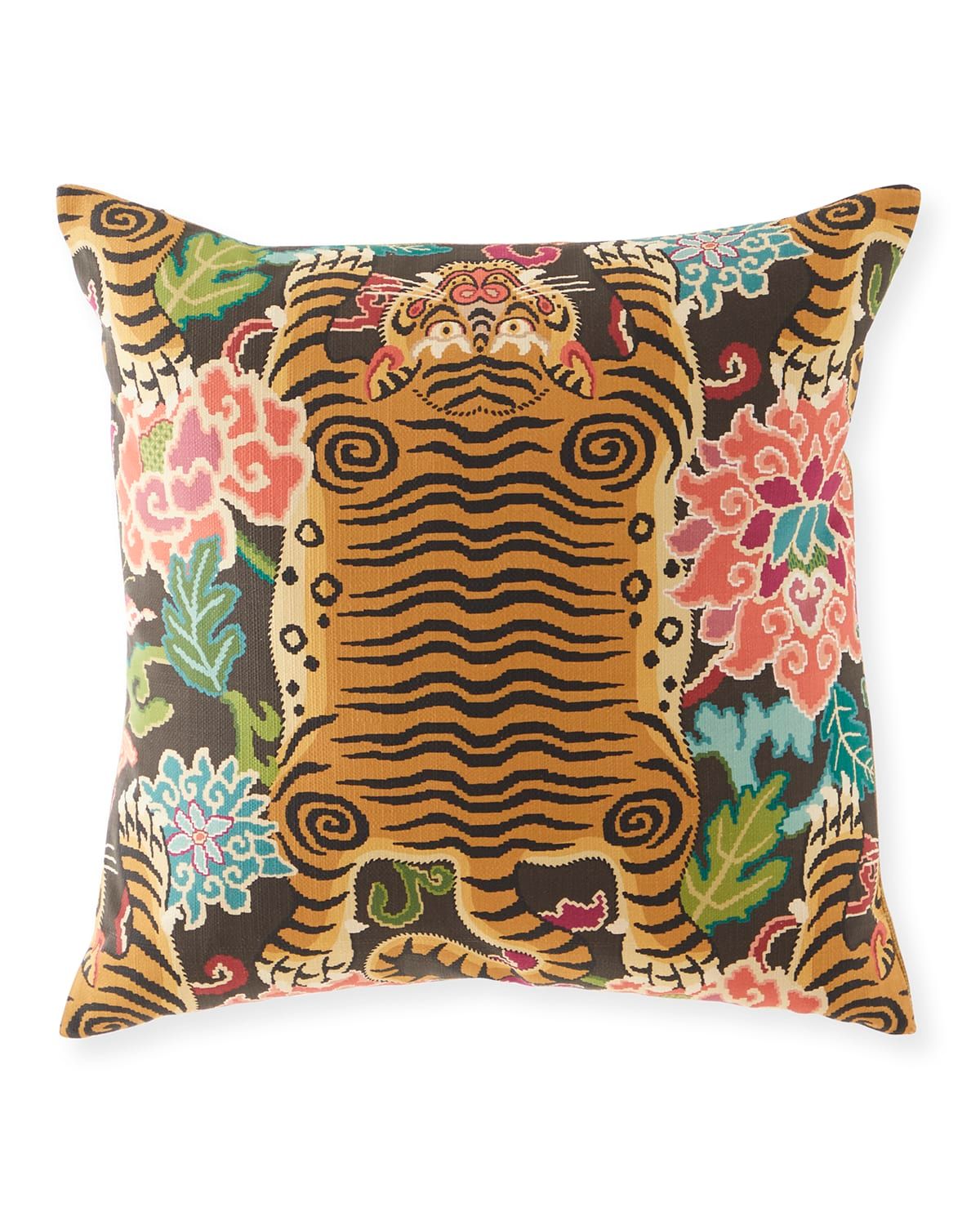 Tiger Eye Decorative Feather/Down Pillow - 24"