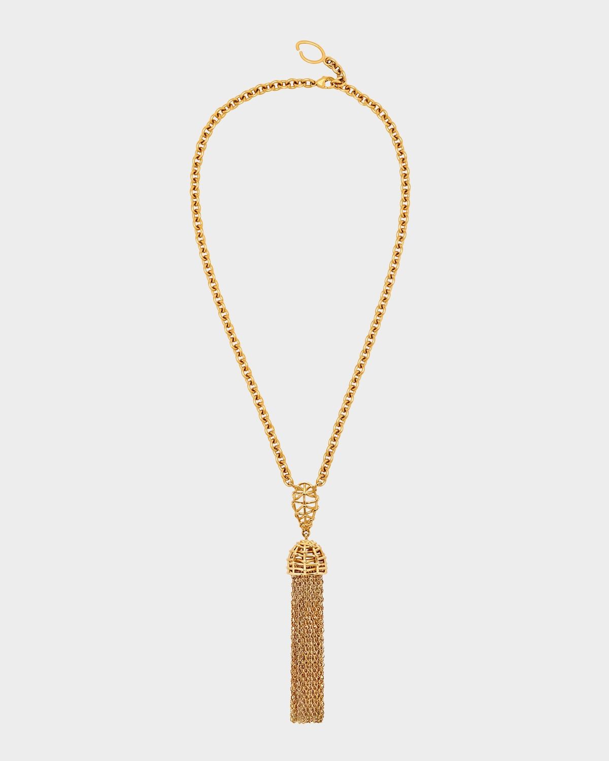 Rattan Chandelier Pendant Necklace