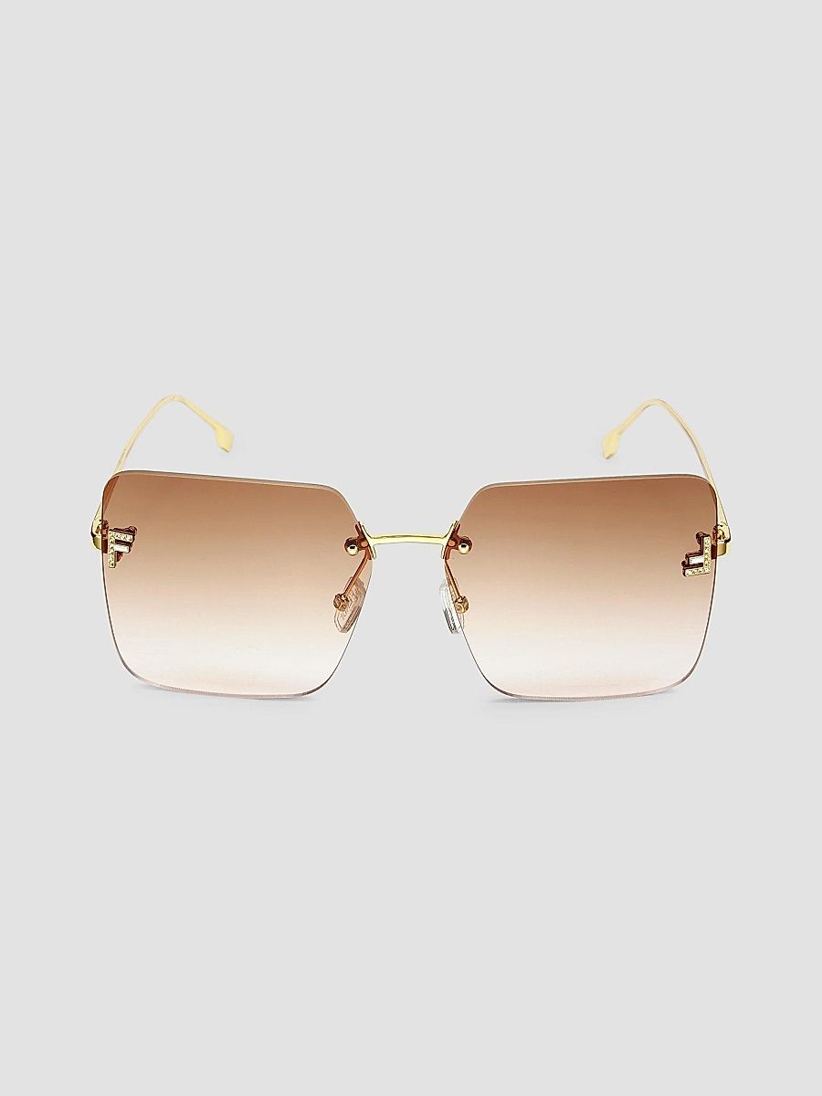 Women's 59MM Square Sunglasses - Brown