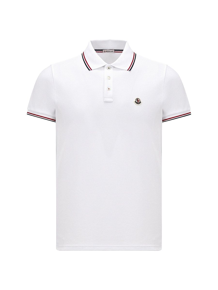 Men's Polo Shirt in Cotton Piquet - Optical White - Size XXXXL