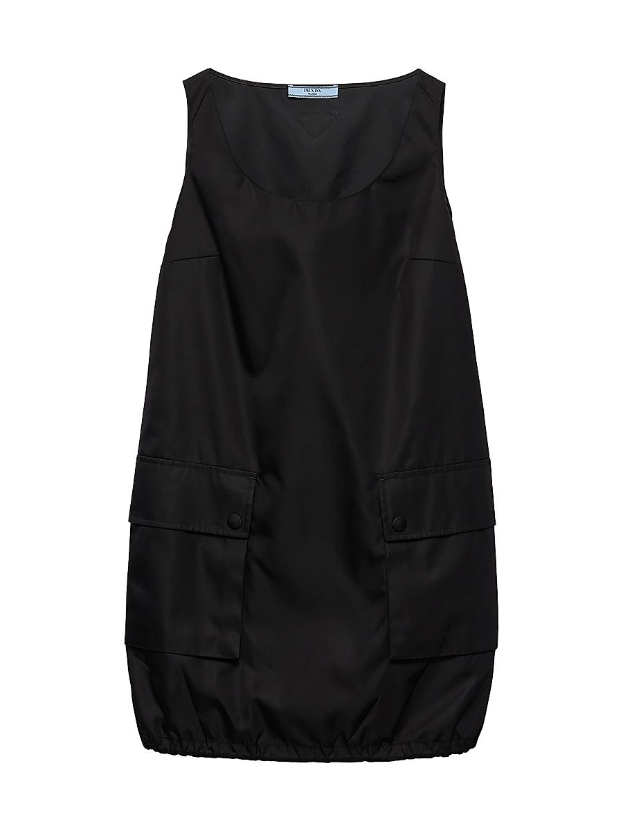 Women's Sleeveless Re-Nylon Dress - Black - Size 8