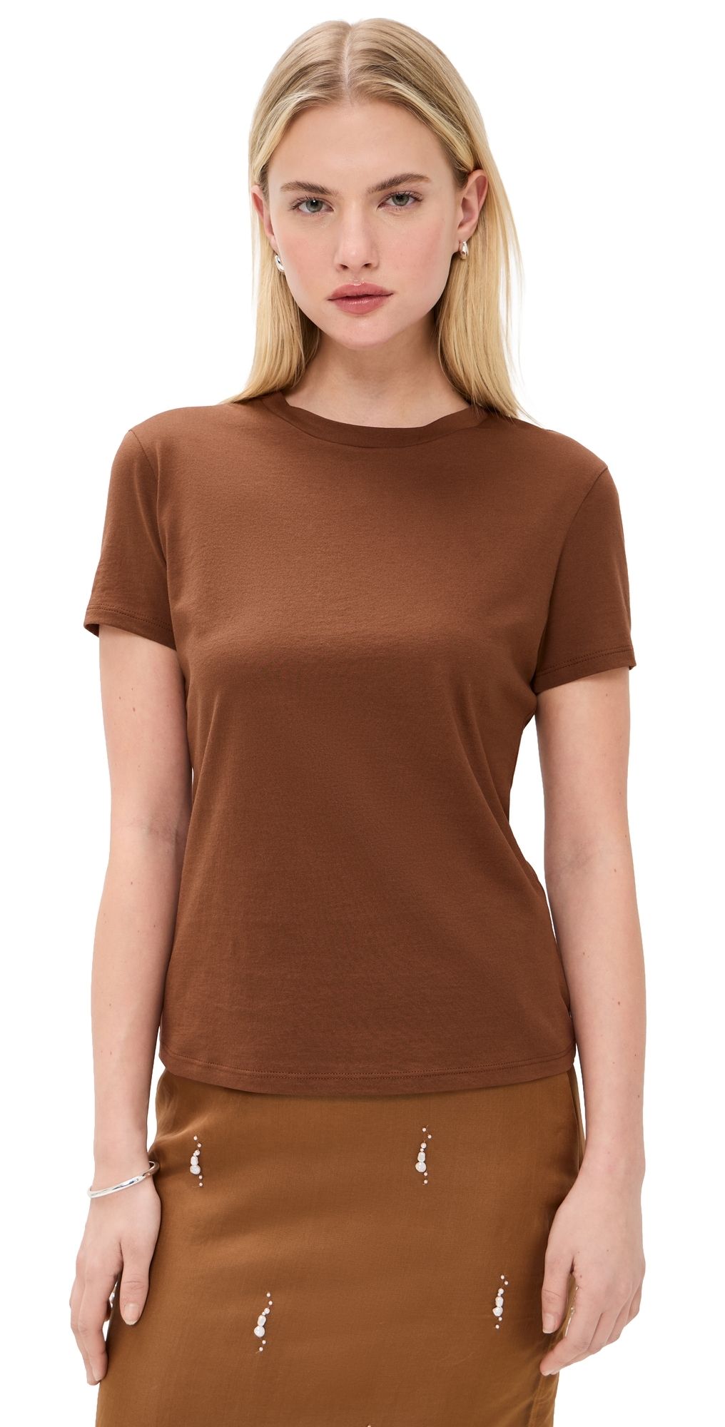 Theory Tiny Tee 2. Apex Tee Caramel P