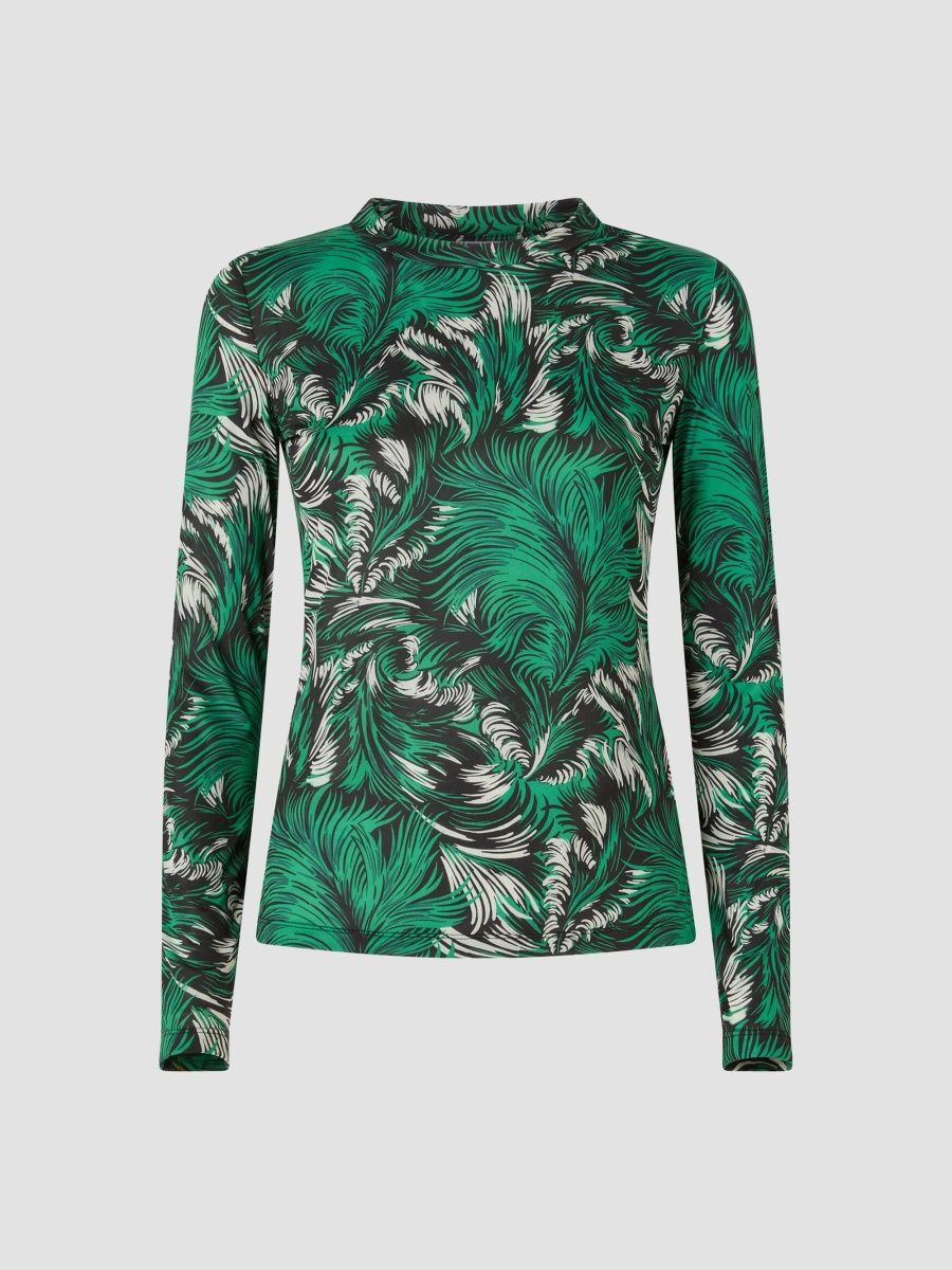 La DoubleJ Women's Crewneck Top - Quill Green - Size XL