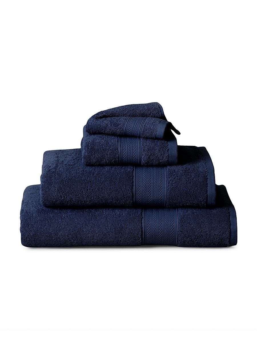 Dawson Cotton Wash Towel - Navy