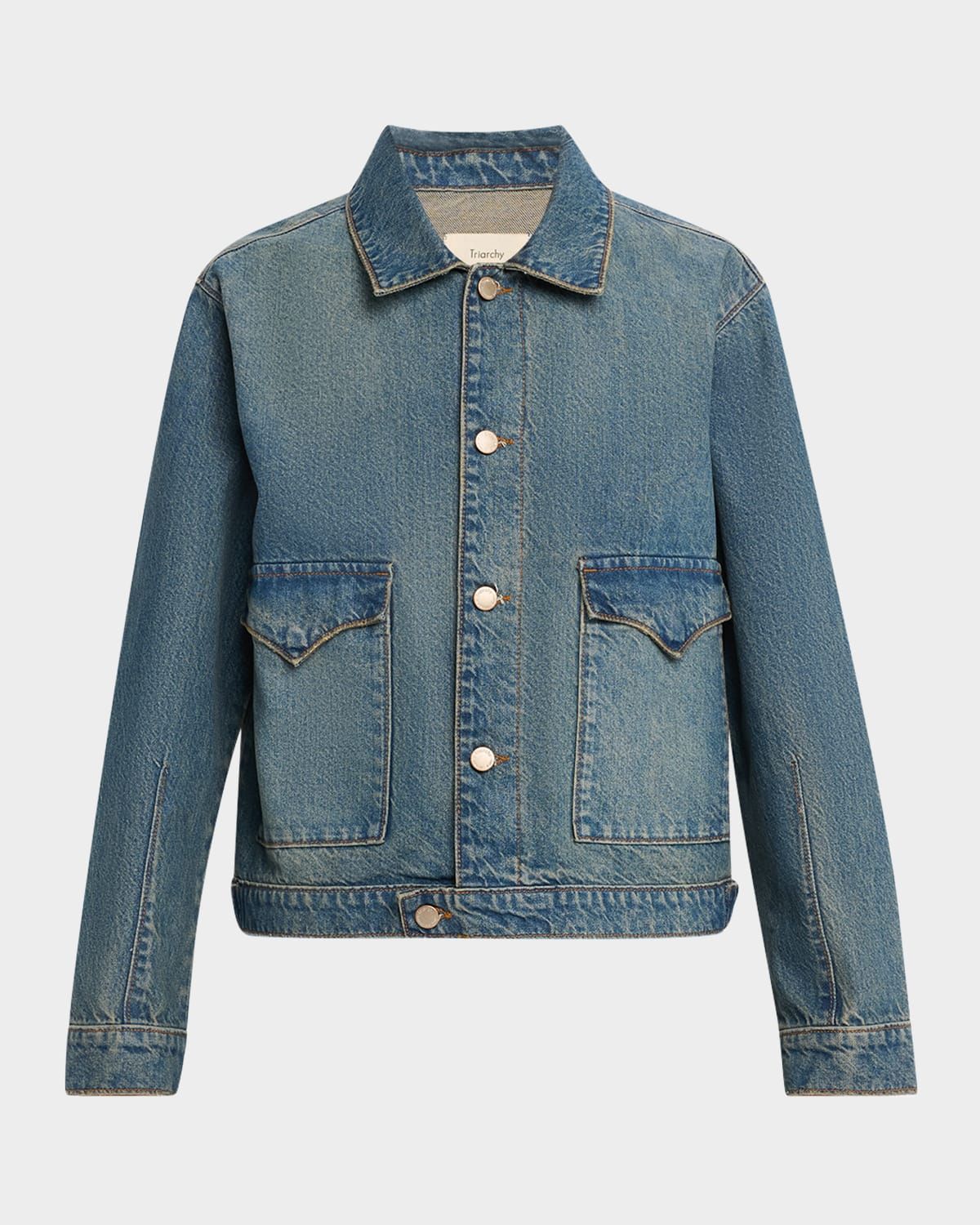 Lillian Boxy Western Denim Jacket