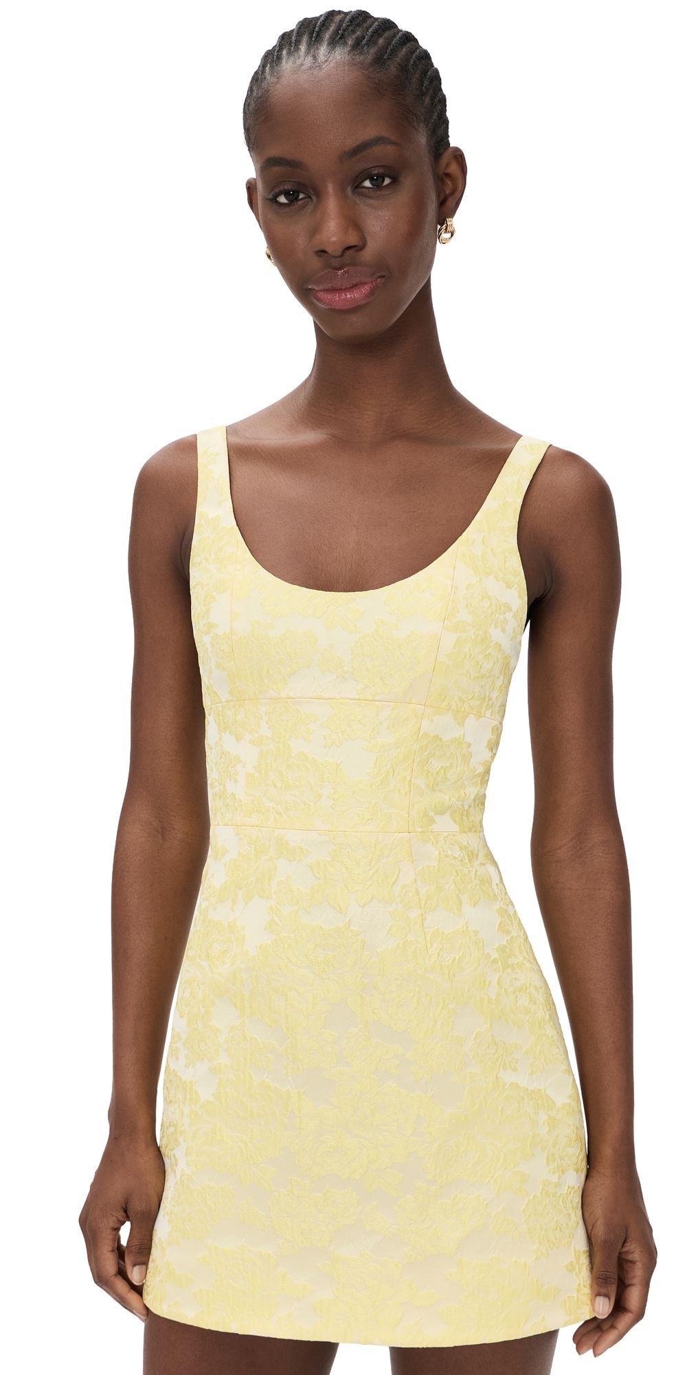 ALICE + OLIVIA Charlotte Mini Dress Butter 6