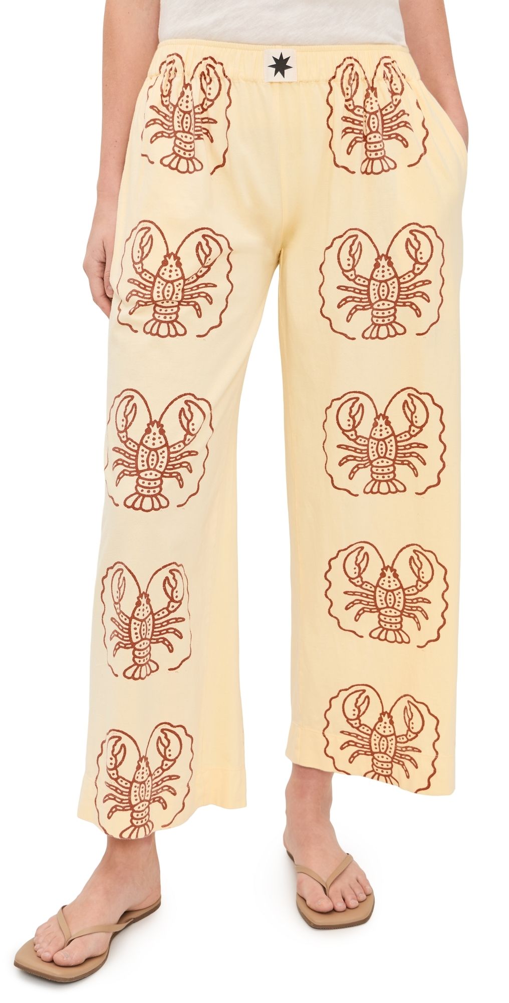 Ciao Ciao Vacation Lita Lobster Leize Pants Yellow L