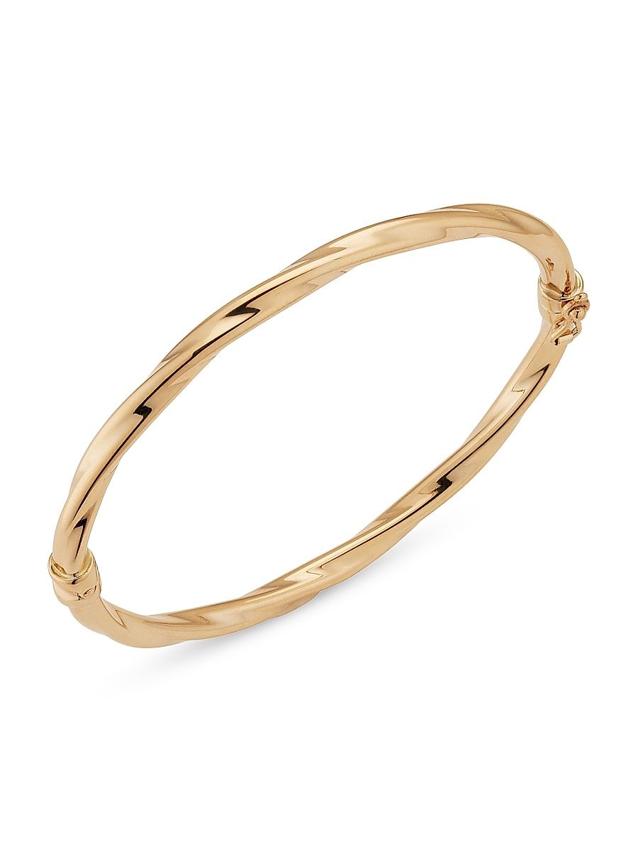 Women's 14K Yellow Gold Goddess Bangle - Yellow Gold