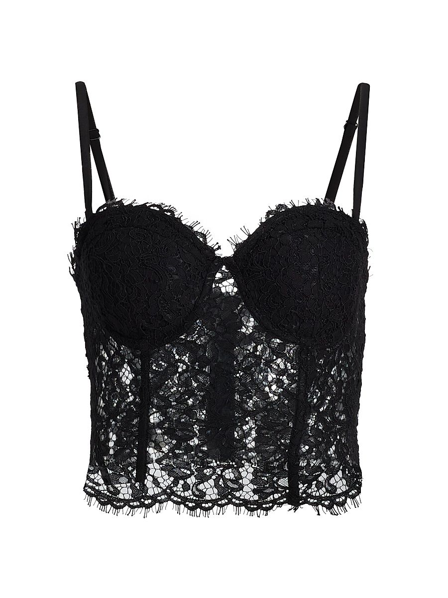 Women's Raquel Lace Bustier - Black - Size 0
