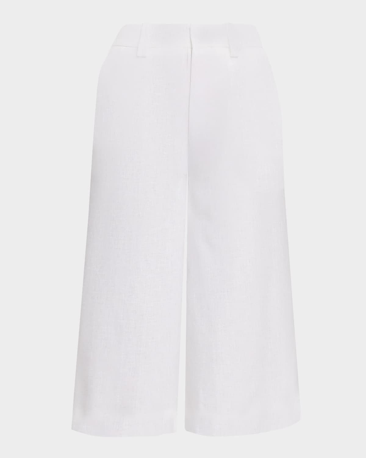 Drake Antigua Linen Wide-Leg Culotte Trousers
