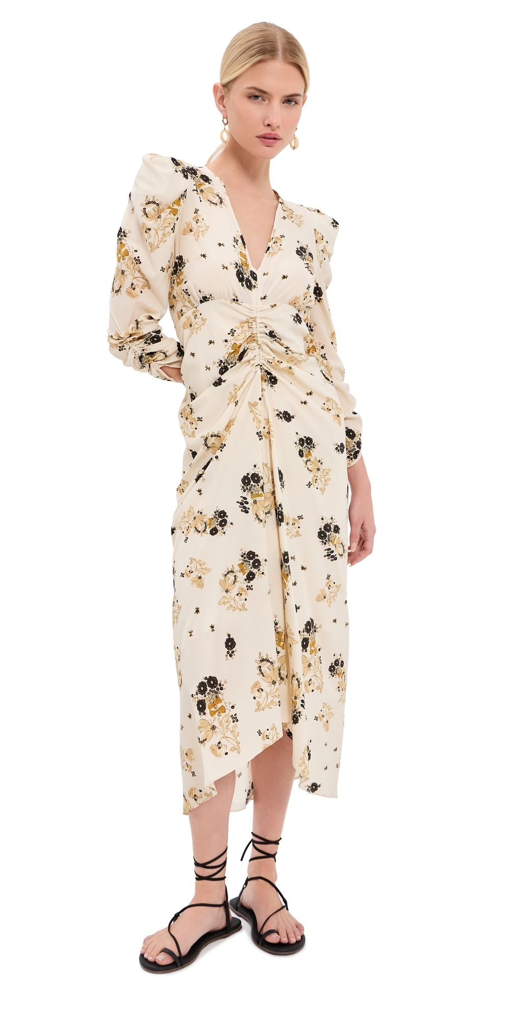 Isabel Marant Albini Dress Ecru 34